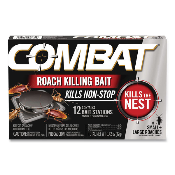 Combat Roach Bait Insecticide, 0.42 oz, 12/Pack, 10 Packs/Carton (DIA05701) Case of 10