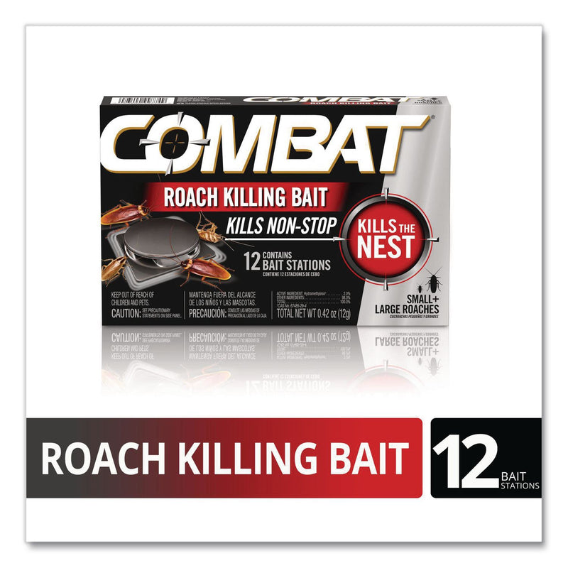 Combat Roach Bait Insecticide, 0.42 oz, 12/Pack, 10 Packs/Carton (DIA05701) Case of 10