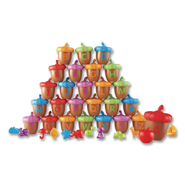 Learning Resources® Alphabet Acorns Activity Set, Pre-K to K, 78 Pieces (LRNLER6802) Each