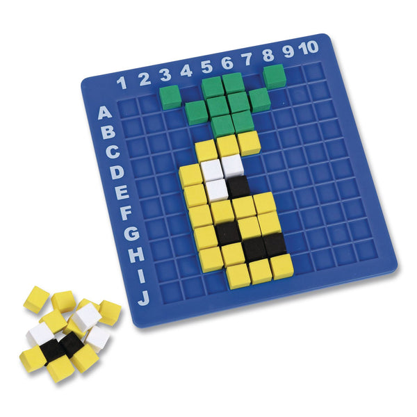 Learning Resources® STEM Explorers Pixel Art Challenge, Grades K to 2, 402 Pieces (LRNLER9463) Each