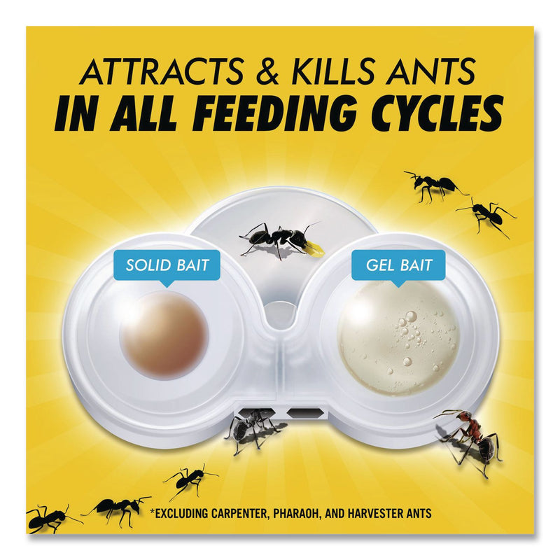 Combat® Max 2-in-1 Ant Bait, 0.84 oz, 4 Bait Stations (DIA07172EA) Each