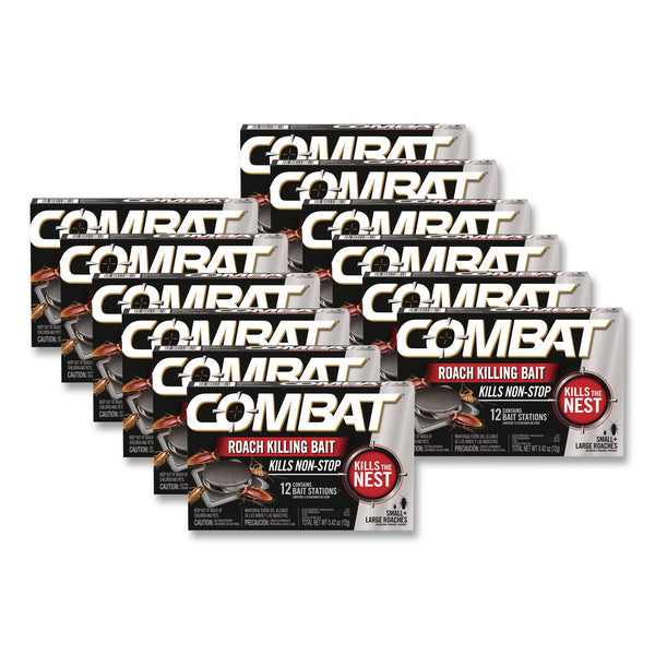 Combat Roach Bait Insecticide, 0.42 oz, 12/Pack, 10 Packs/Carton (DIA05701) Case of 10