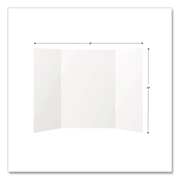 Formit Trifold Display Boards, 28 x 40, White (CH7FI68204FSC) Each