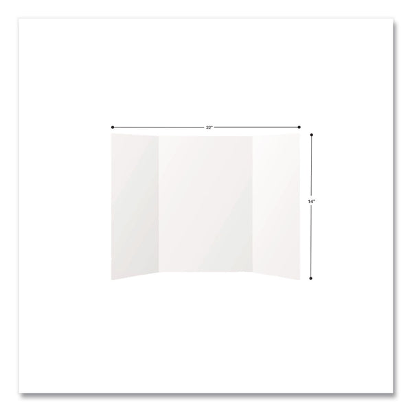 Formit Trifold Display Boards, 14 x 22, White (CH7FI68205FSC) Each