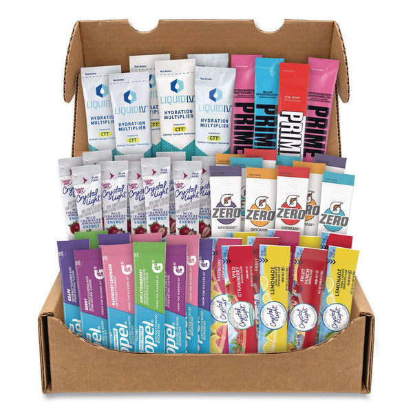Snack Box Pros Drink Mixes Snack Box, 50 Assorted Mixes/Box (GRR70000165) Box of 50