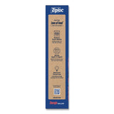 Ziploc® Double Zipper Storage Bags, Triple System Seal, Gallon, 9.6" x 12.1", Clear, 22 Bags/Box, 12 Boxes/Carton (SJN383231) Case of 12