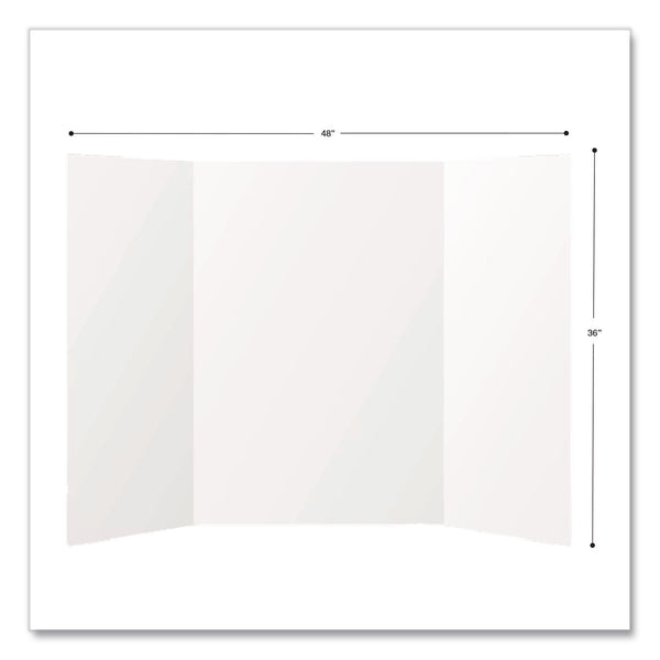 Formit Trifold Display Boards, 36 x 48 x 0.2, White (CH7FI68208FSC) Each