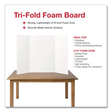 Formit Trifold Display Boards, 36 x 48 x 0.2, White (CH7FI68208FSC) Each