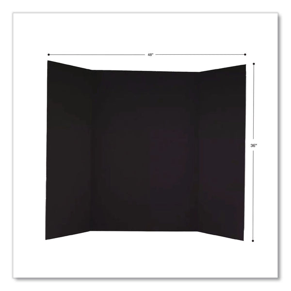 Formit Trifold Display Boards, 36 x 48, Black (CH7FI68209FSC) Each