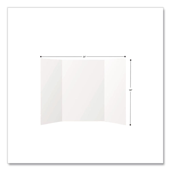 Formit Trifold Display Boards, 18 x 24, White (CH7FI68210FSC) Each