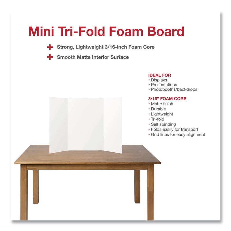 Formit Trifold Display Boards, 18 x 24, White (CH7FI68210FSC) Each