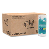 24/7 LIFE by 7-ELEVEN™ Premium Kitchen Roll Towels, 2-Ply, 11 x 5.5, White, 110 Sheets/Roll, 15 Rolls/Carton (CSD247LIFEKRT) Case of 15