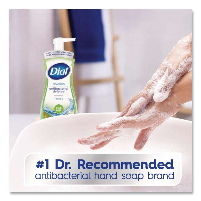 Dial Professional Antibacterial Foaming Hand Wash, Fresh Pear, 8 oz, 8/Carton (DIA34721) Case of 8