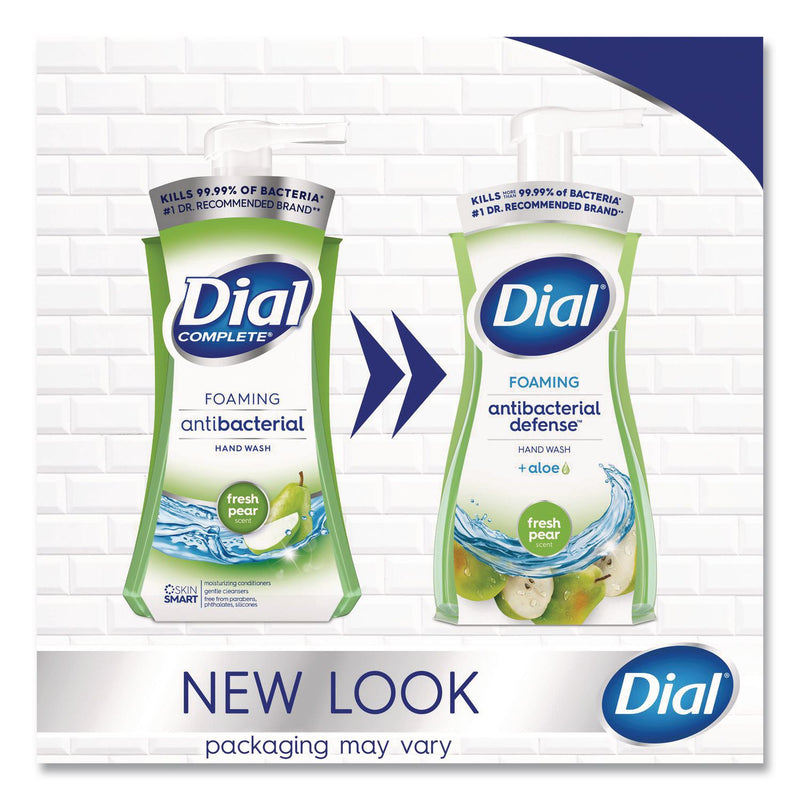 Dial Professional Antibacterial Foaming Hand Wash, Fresh Pear, 8 oz, 8/Carton (DIA34721) Case of 8