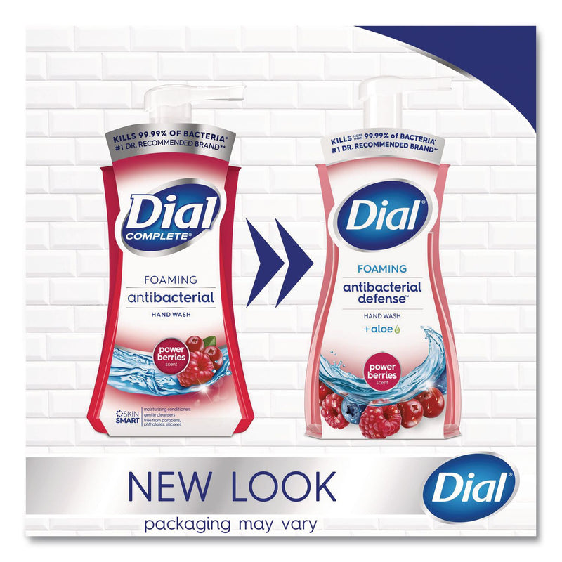 Dial Professional Antibacterial Foaming Hand Wash, Power Berries, 10 oz, 8/Carton (DIA34727) Case of 8