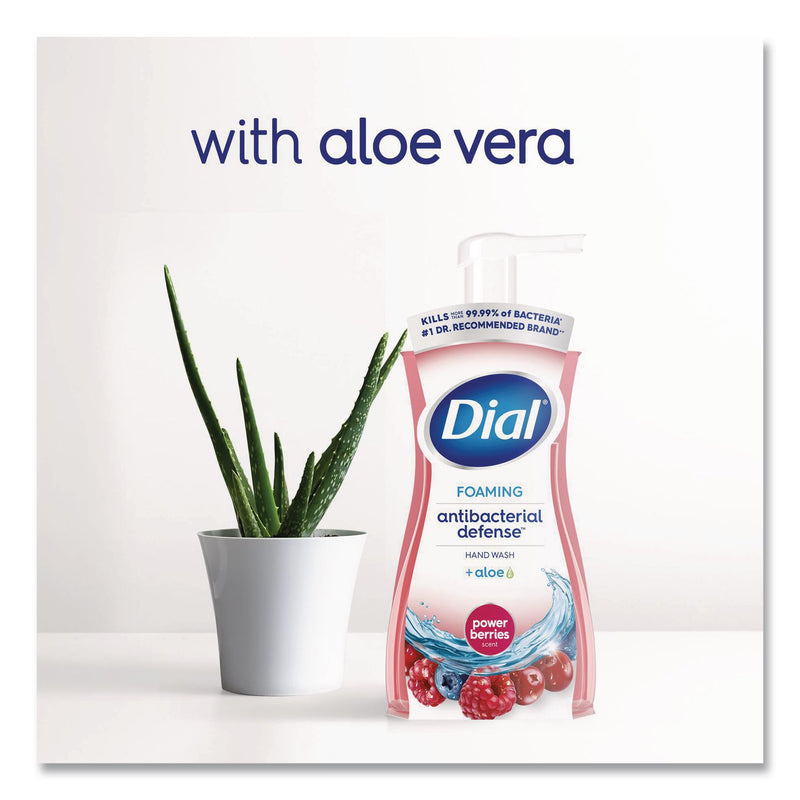 Dial Professional Antibacterial Foaming Hand Wash, Power Berries, 10 oz, 8/Carton (DIA34727) Case of 8