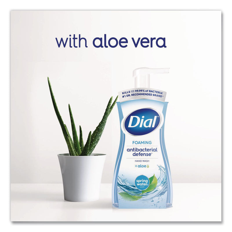 Dial Professional Antibacterial Foaming Hand Wash, Spring Water, 10 oz Pump Bottle, 8/Carton (DIA34739) Case of 8