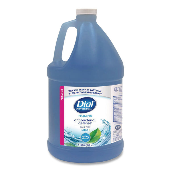 Dial Professional Antibacterial Foaming Hand Wash, Spring Water Scent, 1 gal Bottle, 4/Carton (DIA35458) Case of 4