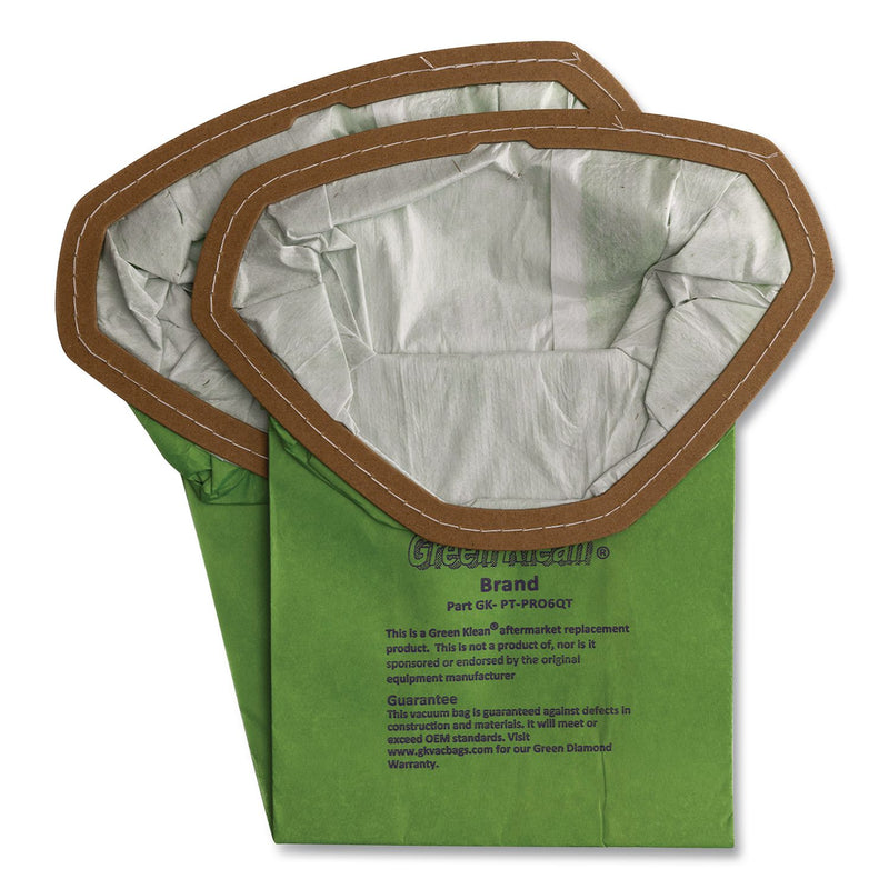 Green Klean® GK-Pt-Pro6Qt Replacement Bag, 10 Bags/Pack, 10 Packs/Carton (GRKGKPTPRO6QRT) Case of 10