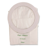 Green Klean® GK-Q-Vac Replacement Bag, 10 Bags/Pack, 10 Packs/Carton (GRKGKQVAC) Case of 10