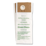 Green Klean® GK-VU500 Replacement Bag, 10 Bags/Pack, 10 Packs/Carton (GRKGKVU500) Case of 10