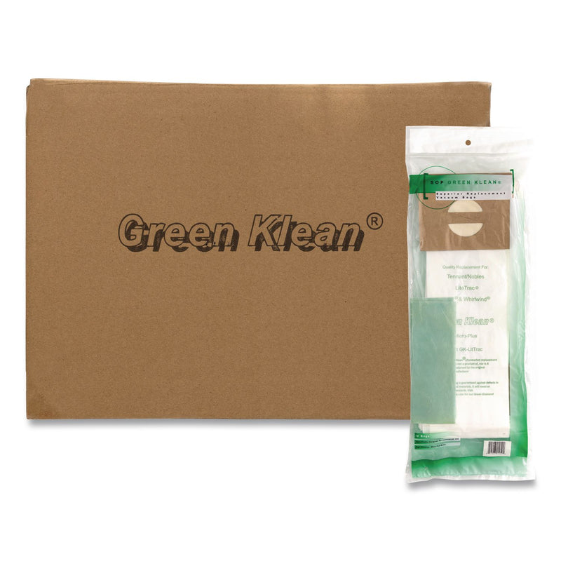 Green Klean® GK-LitTrac Replacement Bag, 10 Bags/Pack, 10 Packs/Carton (GRKGKLITTRAC) Case of 10