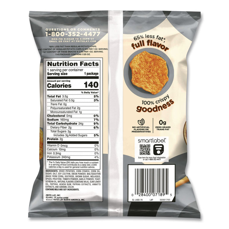 Frito-Lay Baked Variety Pack, Baked Cheetos/Baked Lays BBQ/Baked Lays Original/Baked Ruffles Cheddar Sour Cream, 30 Bags/BX, 2 Boxes/CT (LAY77325) Case of 60