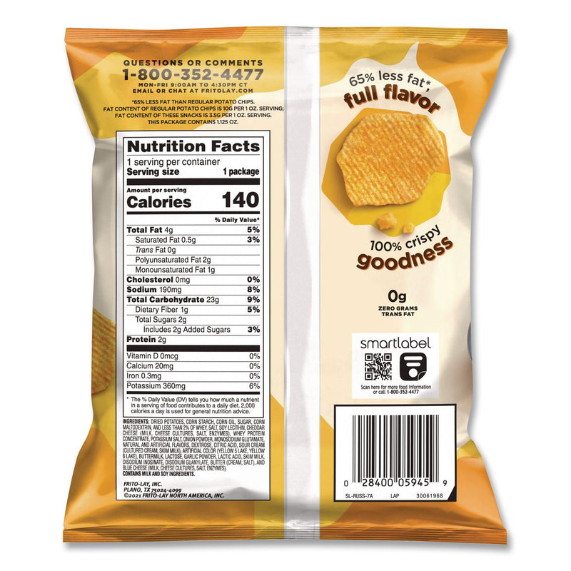 Frito-Lay Baked Variety Pack, Baked Cheetos/Baked Lays BBQ/Baked Lays Original/Baked Ruffles Cheddar Sour Cream, 30 Bags/BX, 2 Boxes/CT (LAY77325) Case of 60