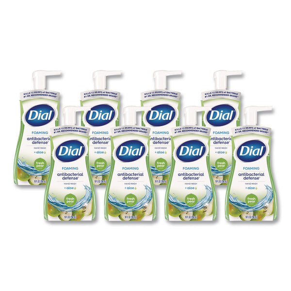 Dial Professional Antibacterial Foaming Hand Wash, Fresh Pear, 8 oz, 8/Carton (DIA34721) Case of 8