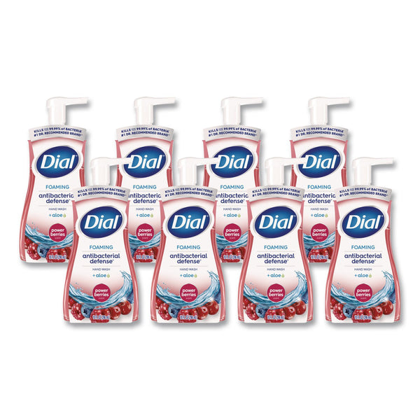 Dial Professional Antibacterial Foaming Hand Wash, Power Berries, 10 oz, 8/Carton (DIA34727) Case of 8