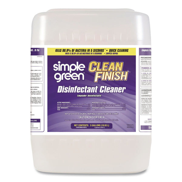 Simple Green® Clean Finish Disinfectant Cleaner, Herbal Scent, 5 gal Pail (SMP2800005) Each
