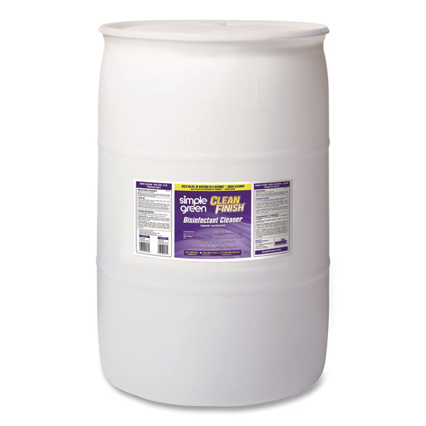 Simple Green® Clean Finish Disinfectant Cleaner, Herbal Scent, 55 gal Drum (SMP2800055) Each