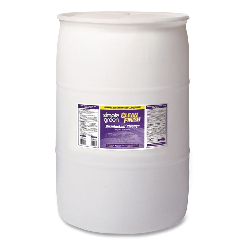 Simple Green® Clean Finish Disinfectant Cleaner, Herbal Scent, 55 gal Drum (SMP2800055) Each