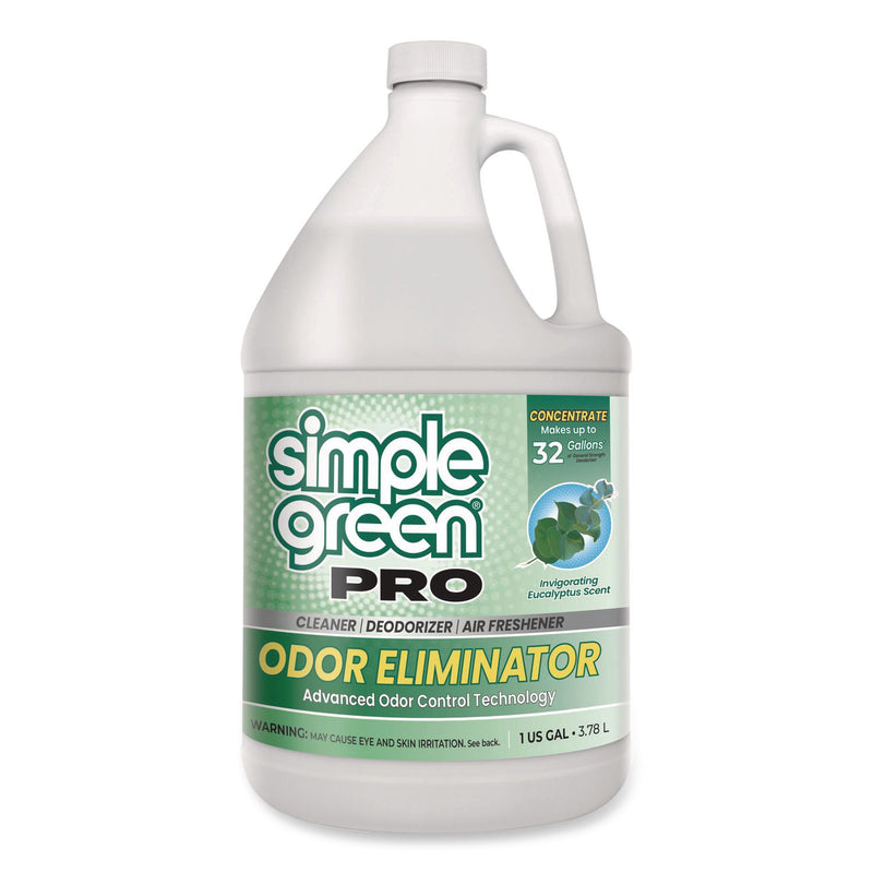 Simple Green® Pro Odor Eliminator, Eucalyptus Scent, 1 gal Bottle, 6/Carton (SMP4251128) Case of 6