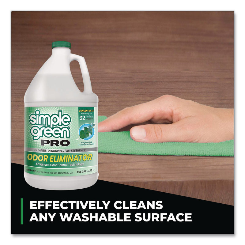 Simple Green® Pro Odor Eliminator, Eucalyptus Scent, 1 gal Bottle, 6/Carton (SMP4251128) Case of 6