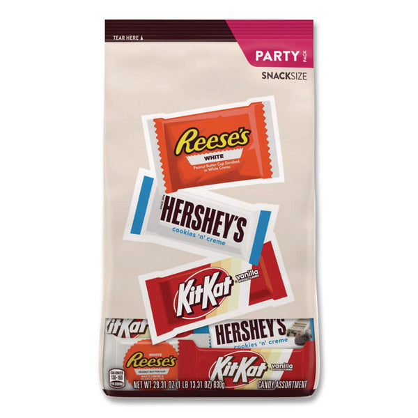 Hershey®'s All Time Greats White Snack Size Assortment, White Chocolate, 29.31 oz Bag (GRR22002587) Each