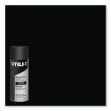 Rust-Oleum® UTILI-T Spray Paint, Flat Black, 10 oz Aerosol Can, 6/Carton (RST387389) Case of 6