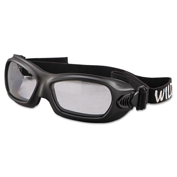 KleenGuard™ V80 WildCat Safety Goggles, Black Frame, Clear Lens (KCC20525) Each
