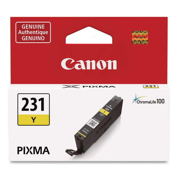 Canon® 6677C001 (CLI-231) Ink, 800 Page-Yield, Yellow (CNM6677C001) Each