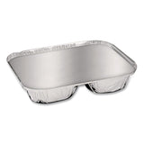 Handi-Foil Aluminum Oblong Container with Lid, 3-Compartment (HFA204535-250W) Case of 250