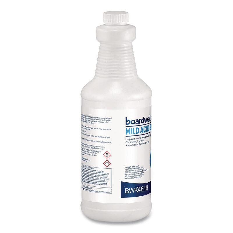 Boardwalk® Bowl Cleaner, Citrus Scent, 32 oz Bottle, 12/Carton (BWK4819) Case of 12