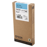 Epson® T653500 UltraChrome HDR Ink, Light Cyan (EPST653500) Each
