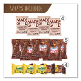 Snack Box Pros Chocolate for Breakfast Snack Box, Chocolate, 23 Assorted Snacks/Box (GRR70000192) Box of 23