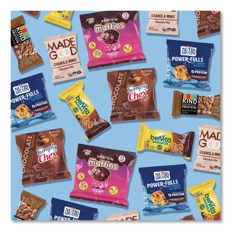 Snack Box Pros Chocolate for Breakfast Snack Box, Chocolate, 23 Assorted Snacks/Box (GRR70000192) Box of 23