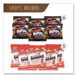 Snack Box Pros Peanut Butter and Chocolate Dessert Box, Peanut Butter Chocolate, 24 Assorted Snacks/Box (GRR70000193) Box of 24