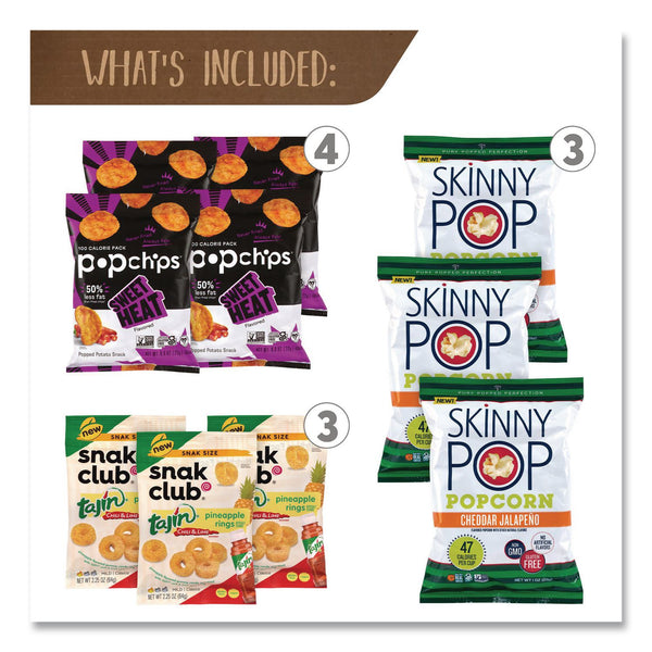 Snack Box Pros Sweet and Spicy Snack Box, 22 Assorted Snacks/Box (GRR70000194) Box of 22
