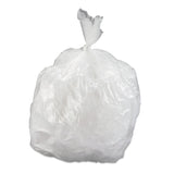 Inteplast Group High-Density Commercial Can Liners, 10 gal, 5 microns, 24" x 24", Natural, 50 Bags/Roll, 20 Rolls/Carton (IBSEC2424N) 20 Rolls