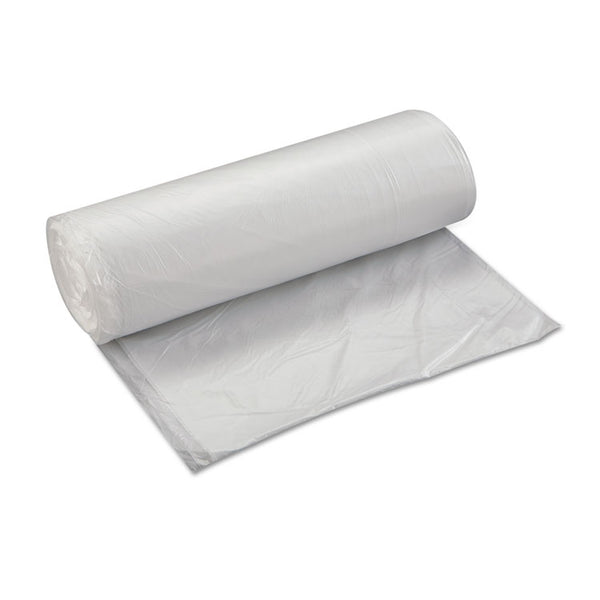 Inteplast Group High-Density Commercial Can Liners Value Pack, 60 gal, 14 microns, 38" x 58", Clear, 25 Bags/Roll, 8 Rolls/Carton (IBSVALH3860N16)