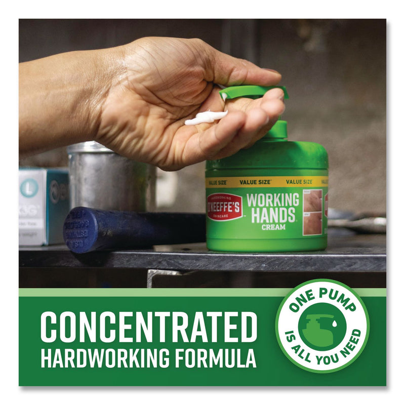 O'Keeffe's® Working Hands Hand Cream, 10 oz Pump Bottle, 2/Carton (GOR116639) Case of 2