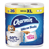 Charmin® Ultra Soft Bathroom Tissue, Septic Safe, 2-Ply, White, 312 Sheets/Roll, 18 Rolls/Carton (PGC19369) Case of 18